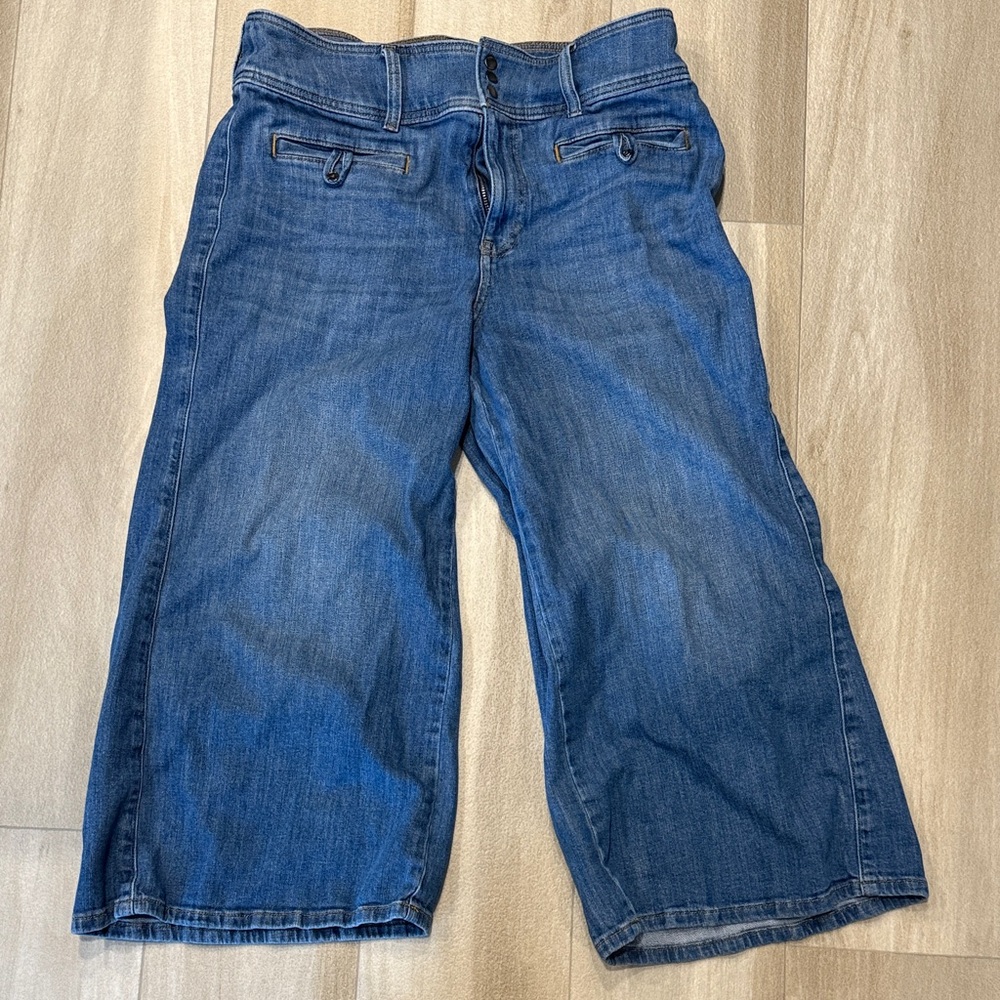 Pilcro Blue Wide Leg Jeans